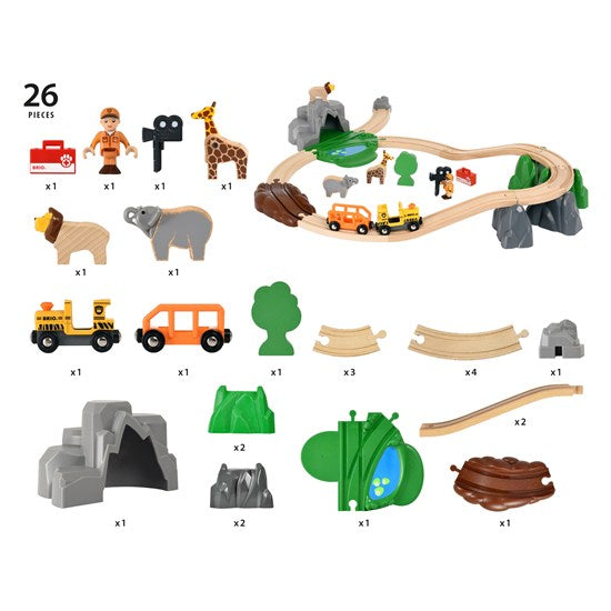 BRIO | Safari Adventure Set, 26 pieces