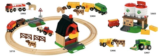 BRIO | Farm Railway Set 20 pieces