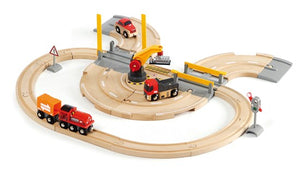 BRIO | Rail & Road Crane Set 26 pieces