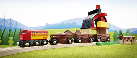 BRIO | Farm Railway Set 20 pieces