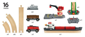 BRIO | Cargo Harbour Set 16 pieces