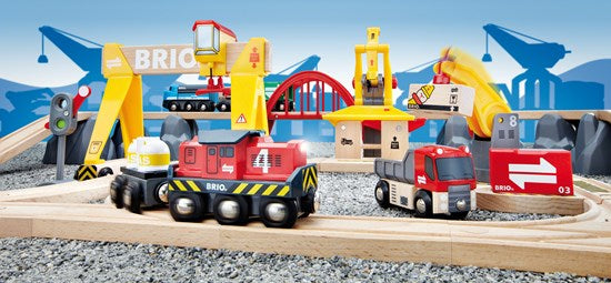 BRIO | Cargo Railway Deluxe Set 54 pieces