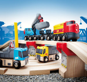 BRIO | Rail & Road Loading Set 32 pieces