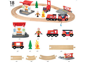 BRIO | Firefighter Set 18 pieces