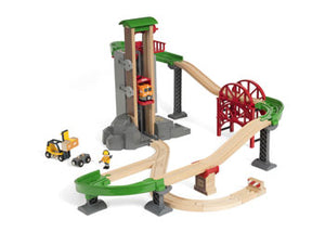 BRIO | Lift and Load Warehouse Set, 32 pieces