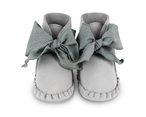 Pina Organza | Mist Nubuck + Jade Cotton