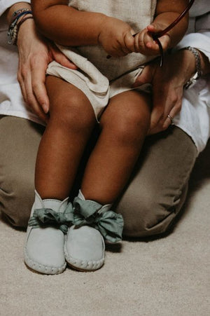 Pina Organza | Mist Nubuck + Jade Cotton