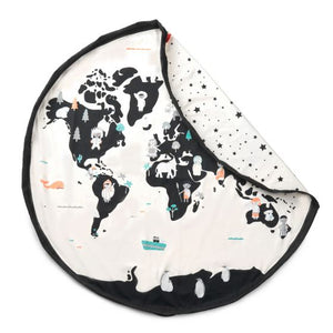 Play&Go | Worldmap and Stars - Toy Storage Bag