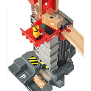 BRIO | Lift and Load Warehouse Set, 32 pieces