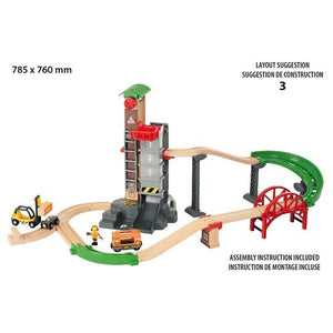 BRIO | Lift and Load Warehouse Set, 32 pieces